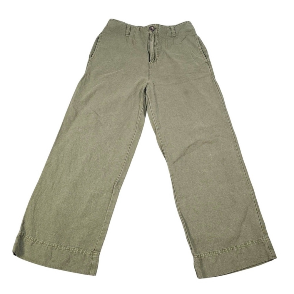 Sundance Olive Utility Wide-Leg Pants